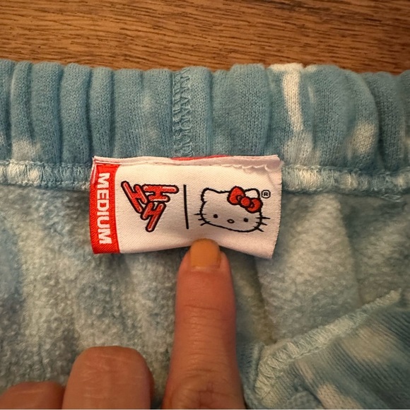 Hypeland x Hello Kitty Tie Dye Joggers sweatpants medium Fan organic cotton - Picture 3 of 9